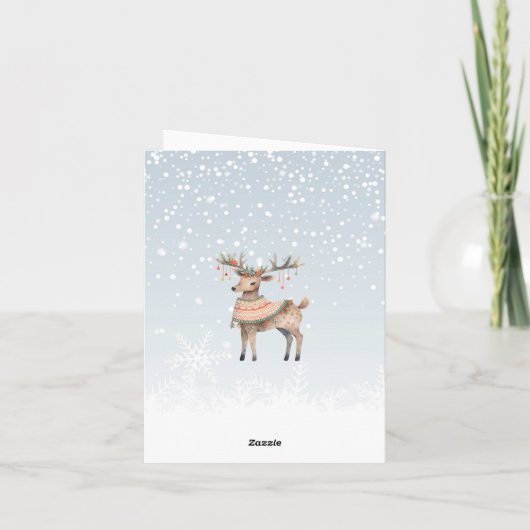 Kerst Kerk Religieuze Kaart (Achterkant)