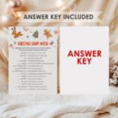 Kerst Kersen Match Game Feestdagenkaart