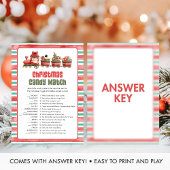 Kerst Kersen Match Game Feestdagenkaart