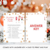 Kerst Kersen Match Game Feestdagenkaart