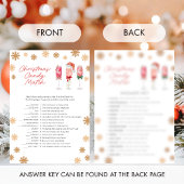 Kerst Kersen Match Game Feestdagenkaart