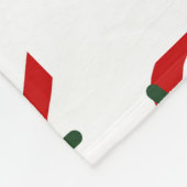 Kerst Kersenstrooisel 4 Foto Collage Fleece Deken (Hoek)