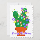 kerst - kerst cactus kaart (Voorkant)