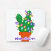 kerst - kerst cactus muismat (Met muis)