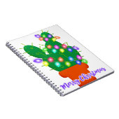 kerst - kerst cactus notitieboek (Rechterzijde)
