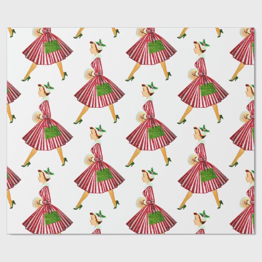 kerst - kerst cadeaupapier (Vlak)