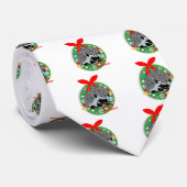 kerst kerst egel stropdas (Opgerold)