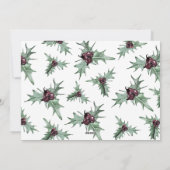 Kerst Kerst Foto Collage Rood Feestdagenkaart (Achterkant)