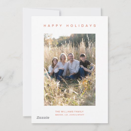 Kerst-Kerst Honden Feestdagenkaart (Achterkant)