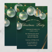 Kerst: Kerst in Chic Balls Kaart (Voorkant / Achterkant)