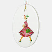 kerst - kerst keramisch ornament (Links)