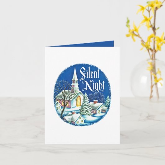 kerst kerst kerst kerkfeestdag kaart (Gele Bloem)