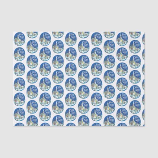 kerst kerst kerst kerkfeestdag tissuepapier (Voorkant)