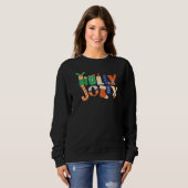 Kerst Kerst Kerst Kerstletters Trui (Voorkant volledig)