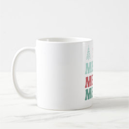 Kerst Kerst Kerst met Pastel Boho Kerstbomen Koffiemok