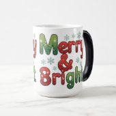 Kerst Kerst Kleur Vervormende Mok 15oz  (Voorkant rechts)