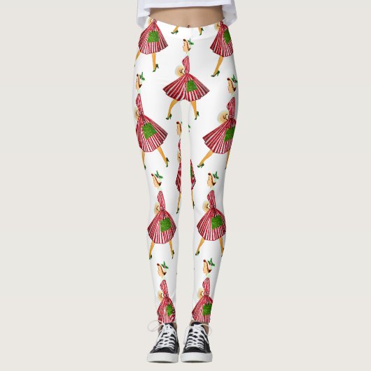 kerst - kerst leggings (Voorkant)