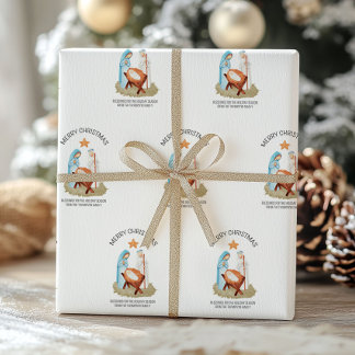 Kerst Kerst Religieus Inpakpapier