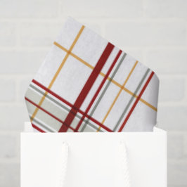 Kerst Kerst Tissue Papier met Plaid Patroon