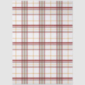 Kerst Kerst Tissue Papier met Plaid Patroon (Voorkant)