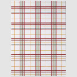 Kerst Kerst Tissue Papier met Plaid Patroon