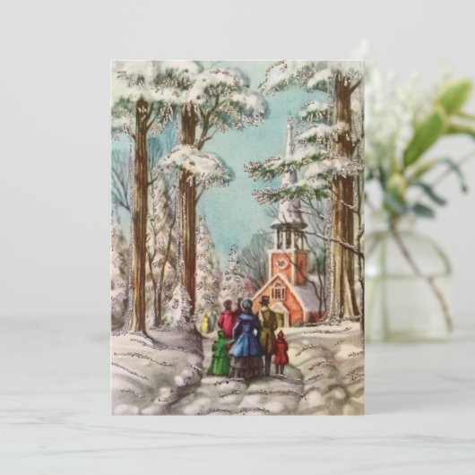  Kerst Kerst Vakantie Kaart (Staand voorkant)