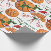 Kerst-kerstbal kerstbal kerstbal cadeaupapier (Hoek)