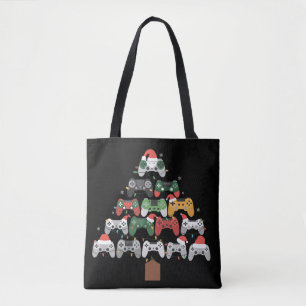 Kerst Kerstboom Gamers Gamer Xmas Cadeaus  Tote Bag