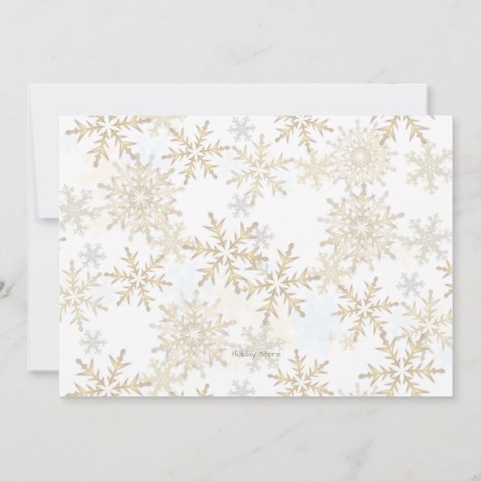 Kerst-kerstboom Luau Kaart (Achterkant)