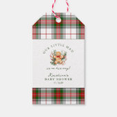 Kerst Kerstbrood Baby Shower Cadeaulabel (Voorkant)