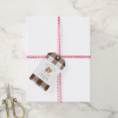 Kerst Kerstbrood Baby Shower Cadeaulabel (Met Touw)
