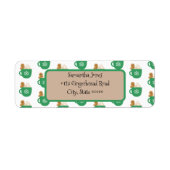 Kerst kerstbrood  etiket (Voorkant)