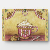Kerst Kerstbrood Koffie Kunst Decoratie Fotoplaat (voorkant)