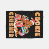 Kerst Kerstbrood Pijama Koek Verpulveraar Monster Fleece Deken (Voorkant (Horizontaal))