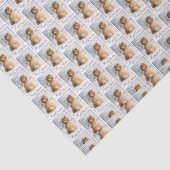 Kerst-kerstcadeaupapier voor Cocker Spaniel Tissuepapier (Detail)