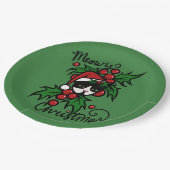 Kerst-kerstcadeautje Papieren Bordje (Gekanteld)