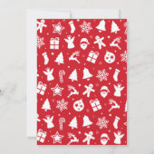 Kerst-kerstdecor Koekjeswisselaar in ontbijt Kaart (Achterkant)