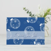 Kerst-kerstdiner-uitnodigingskaarten voor sierdoel kaart (Staand voorkant)