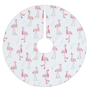 Kerst Kerstelijke Roze Flamingo  Kerstboom Rok