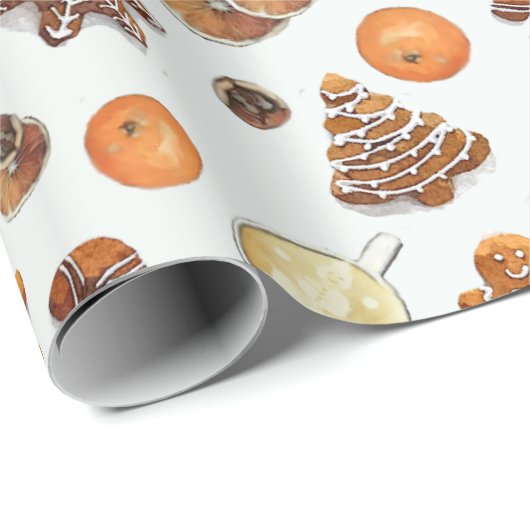 Kerst-kerstfeest Cadeaupapier (Rol Hoek)