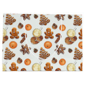 Kerst-kerstfeest Groot Cadeauzakje (Achterkant)