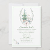 Kerst-kerstfeest in de baarmoeder kaart (Voorkant)