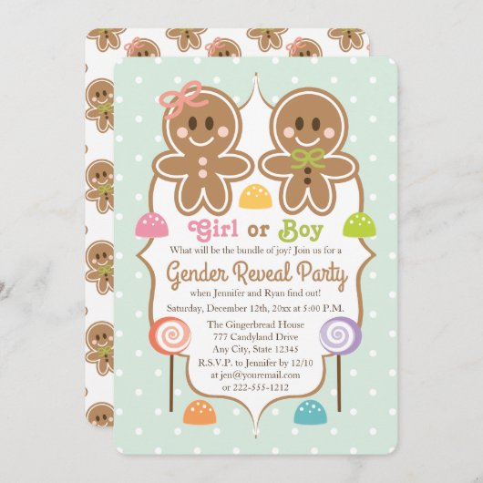 Kerst-kerstfeest Kaart (Voorkant / Achterkant)