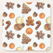 Kerst-kerstfeest Kartonnen Onderzetters (Voorkant)