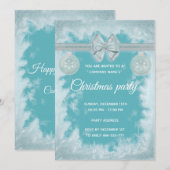 Kerst-kerstfeest met vorst kaart (Voorkant / Achterkant)