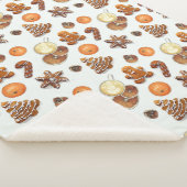 Kerst-kerstfeest Sherpa Deken (3/4)