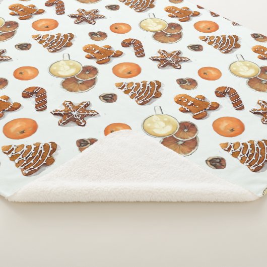 Kerst-kerstfeest Sherpa Deken (3/4)