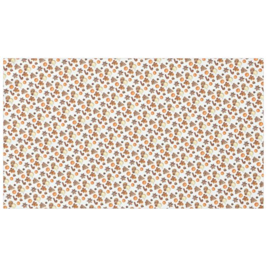 Kerst-kerstfeest Tafelkleed (Voorkant (Horizontaal))