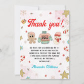 Kerst Kerstfeest voor kinderen Bedankkaart (Voorkant)