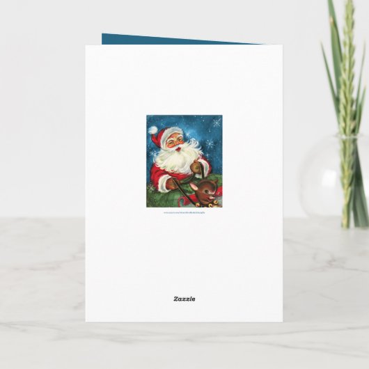 kerst kerstfeestdag feestdagen kaart (Achterkant)